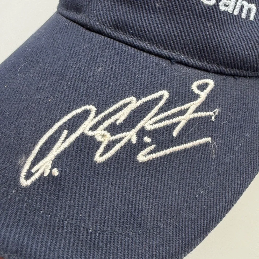 BMW WilliamsF1 Team Hat Navy Reuters G5 Embroidered Racing Cap Ralf Signature